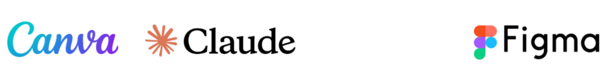 AI Tools I combine AI with Canva, Adobe, Affinity, and Figma to create amazing graphics.